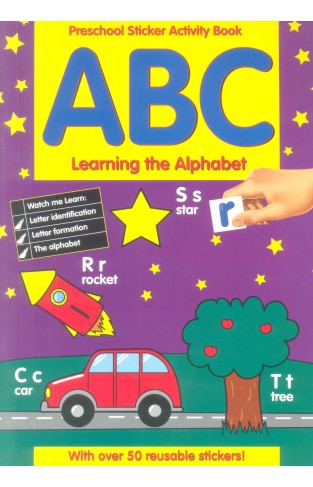 Pre School Sticker Activity Book : Abc 123 First Word